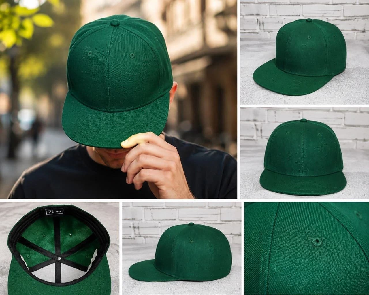 Новая кепка Snapback с прямым козырьком - 1