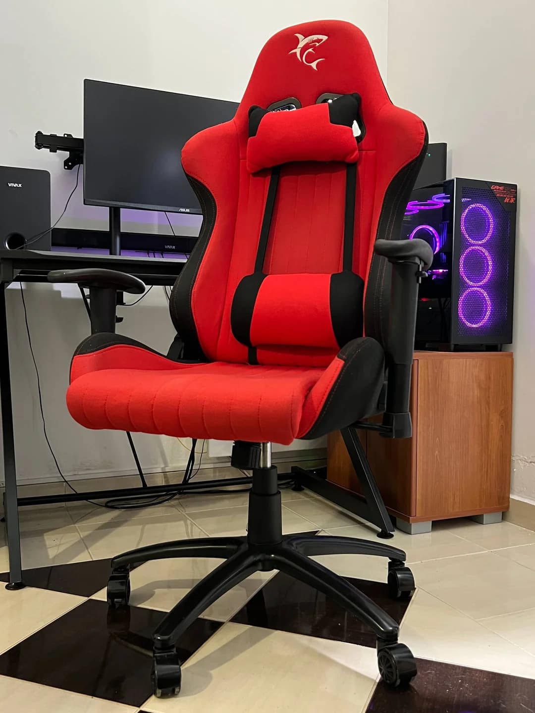 Игровой стул White Shark Red Devil - 1